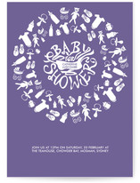 Baby Weave Baby Shower Invitations