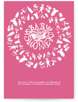 Baby Weave Baby Shower Invitations