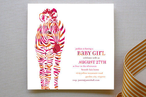 Baby Z Baby Shower Invitations