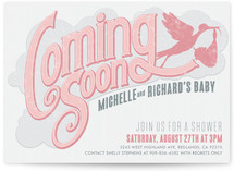 Coming Soon Baby Shower Invitations