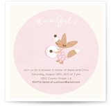 Drum Away Baby Shower Invitations