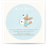 Drum Away Baby Shower Invitations