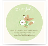 Drum Away Baby Shower Invitations