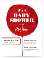 The Balloon Baby Shower Invitations