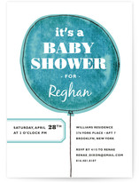 The Balloon Baby Shower Invitations