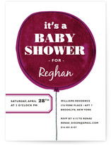 The Balloon Baby Shower Invitations