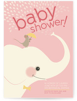 Elephant Showers Baby Shower Invitations