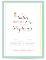 Rattle and Hum Baby Shower Invitations