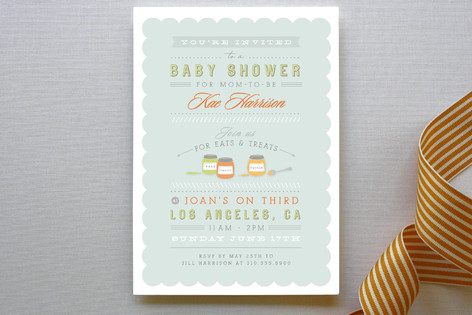 Eats & Treats Baby Shower Invitations