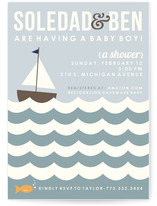 Baby Boat Baby Shower Invitations