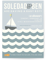 Baby Boat Baby Shower Invitations