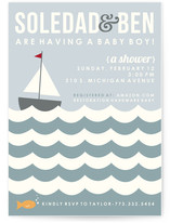 Baby Boat Baby Shower Invitations