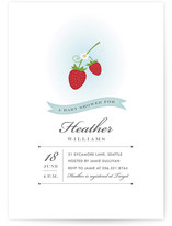 Wild Strawberries Baby Shower Invitations