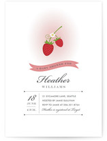 Wild Strawberries Baby Shower Invitations