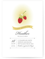 Wild Strawberries Baby Shower Invitations