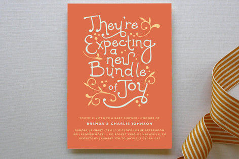 Expecting a New Baby Shower Invitations