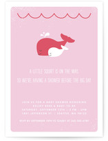The Arrival of a Little Squirt Baby Shower Invitations