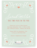 Baby Peas in a Pod Baby Shower Invitations