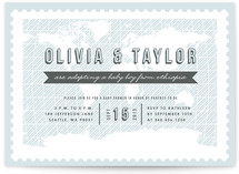 Our Little Worldly Baby Baby Shower Invitations
