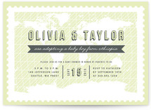 Our Little Worldly Baby Baby Shower Invitations