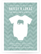 Adopting a Baby Boy Baby Shower Invitations