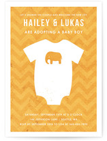 Adopting a Baby Boy Baby Shower Invitations