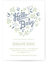 Hello Heart Baby Shower Invitations