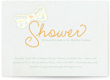Bowtied Baby Shower Invitations