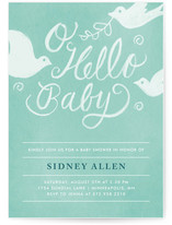 Matthiola Baby Shower Invitations