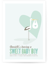 Sweet Delivery Baby Shower Invitations