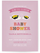 Tropical Shower Baby Shower Invitations