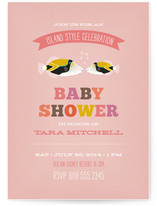 Tropical Shower Baby Shower Invitations