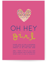 Confetti Love Baby Shower Invitations
