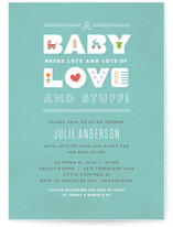 Baby Essentials Baby Shower Invitations