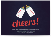 Cheers! Baby Shower Invitations
