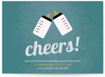 Cheers! Baby Shower Invitations