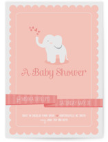 Baby Elephant Baby Shower Invitations