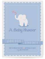 Baby Elephant Baby Shower Invitations