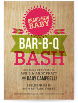 Backyard Barbeque Baby Shower Invitations