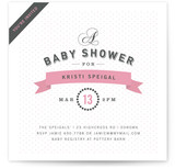 Bon Vivant Baby Shower Invitations