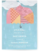Rainy Day Baby Shower Invitations