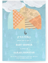 Rainy Day Baby Shower Invitations