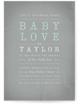 Baby Love Baby Shower Invitations