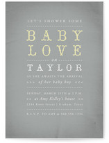 Baby Love Baby Shower Invitations