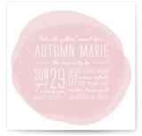 A Dabble of Paint Baby Shower Invitations