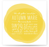 A Dabble of Paint Baby Shower Invitations
