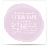 A Dabble of Paint Baby Shower Invitations