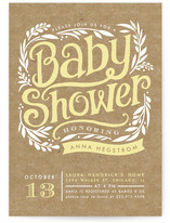Show Poster Baby Shower Invitations