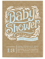 Show Poster Baby Shower Invitations