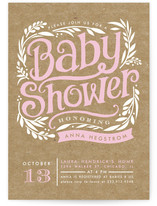 Show Poster Baby Shower Invitations